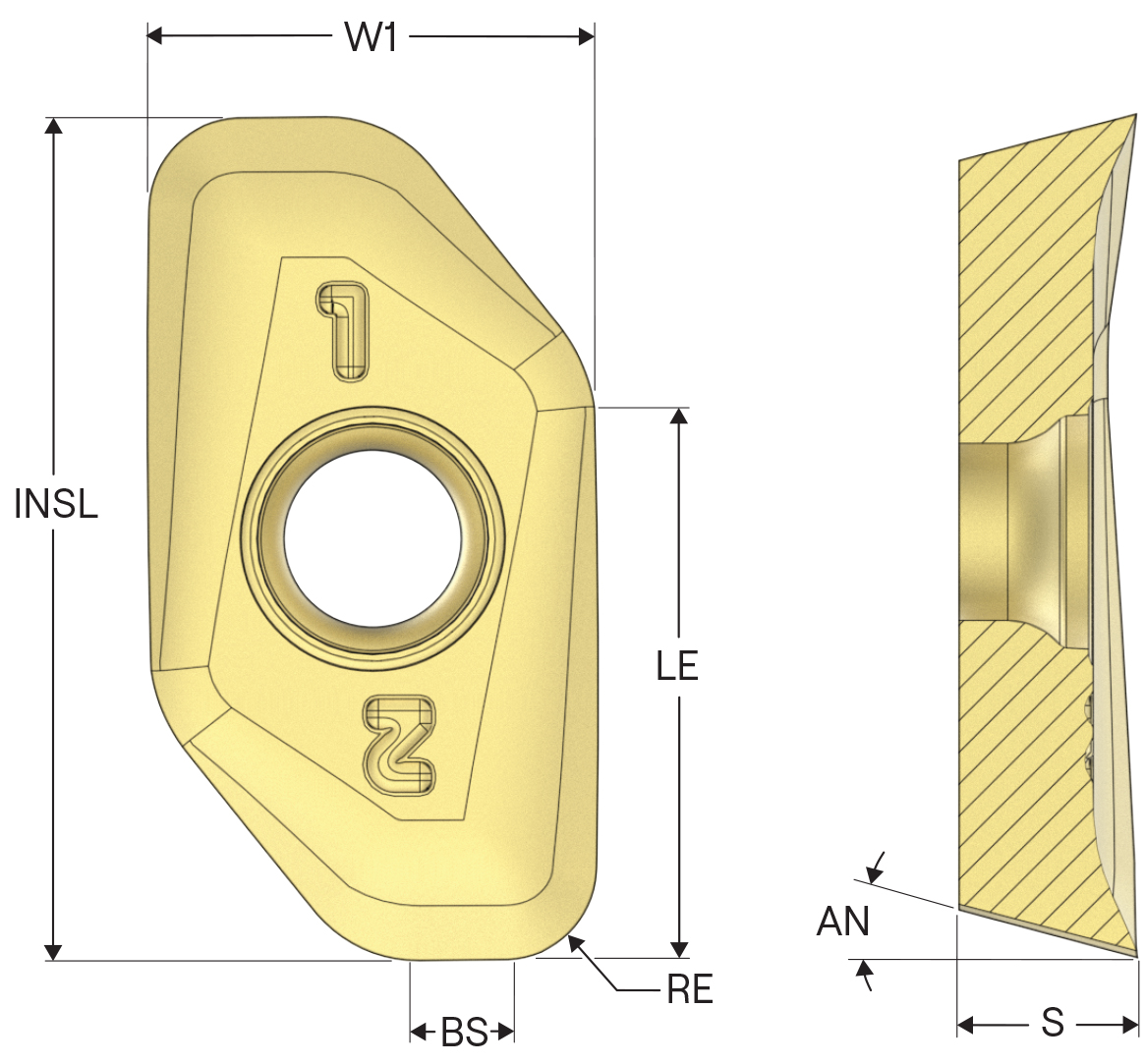 XPKX12T308PDER-E08 H25 | Seco Tools